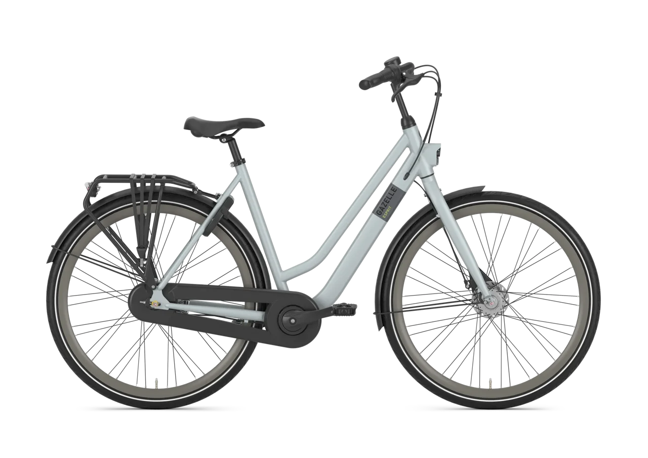 Gazelle Esprit – Damenrad mit Nabendynamo – Lunar Grey Mat