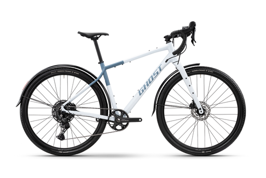 Ghost Asket EQ C1 Gravel Bike 2026 in Calm Oasis Midnight Teal matt, Seitenansicht