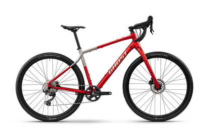 Ghost Asket C2 Gravel Bike 2026 in Deep Crimson Gunmetal Gray matt, Seitenansicht