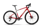 Ghost Asket C2 Gravel Bike 2026 in Deep Crimson Gunmetal Gray matt, Seitenansicht