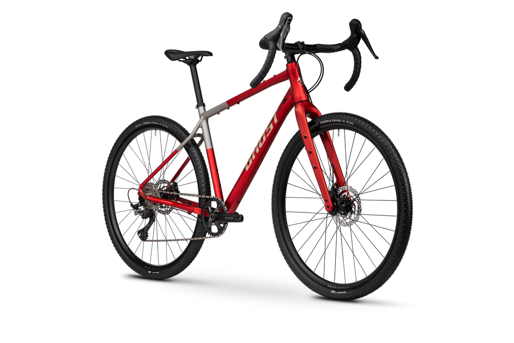 Ghost Asket C2 Gravel Bike, Antrieb mit Shimano GRX Schaltung