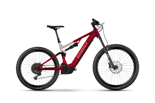 Ghost - E-ASX ESSENTIAL HIGH - E-Bike - uni rebel red coffee pebble - glossy - 2026
