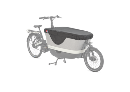 Gazelle Makki Abdeckhaube – Detailansicht auf der Transportbox