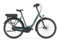 Gazelle Paris C8 E-Bike Damenrad in Thyme Green – Seitenansicht mit Bosch Active Line Plus Mittelmotor