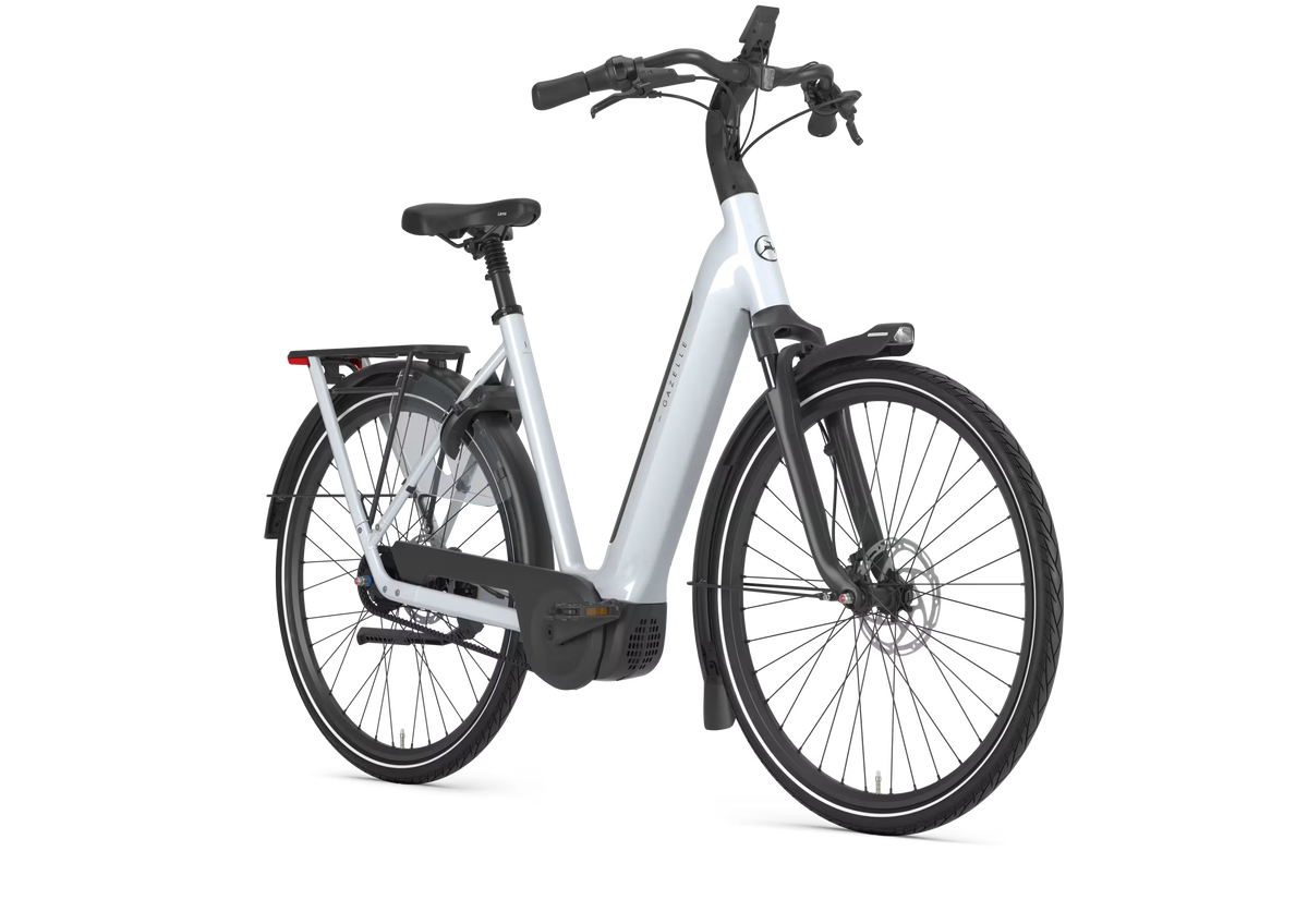 Gazelle Arroyo C5+ Elite Frozen White glänzend – Damen E-Bike mit Bosch Smart System
