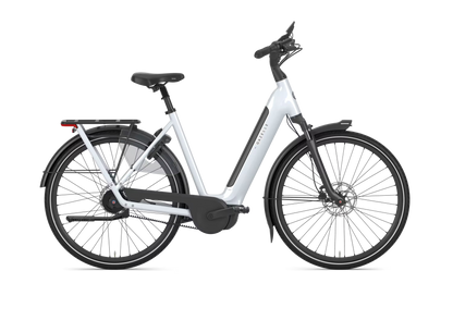Gazelle Arroyo C5+ Elite Frozen White glänzend – Tiefeinsteiger E-Bike mit Gates Riemenantrieb