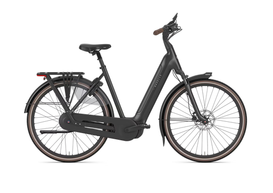 Gazelle Grenoble C5 HMB E-Bike Damen in Black Matt mit Bosch Performance Line Motor, Kettenkasten und MIK HD-Gepäckträger