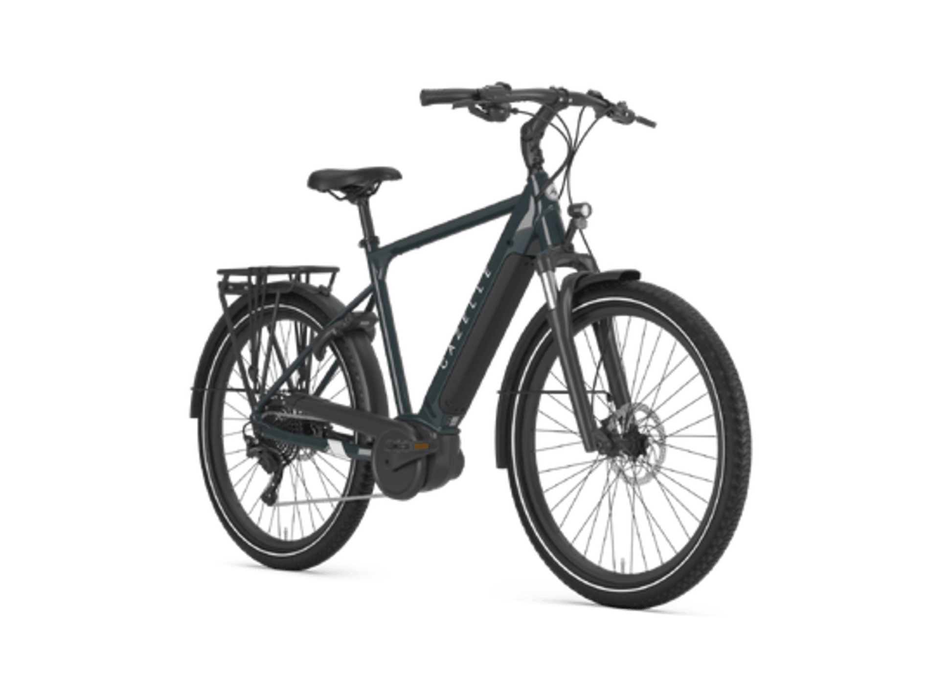 Gazelle Medeo T10 Herrenrad Pine Green – Detailansicht Schaltung
