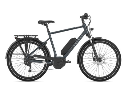 Gazelle Medeo T9 Thunder Grey – Detailansicht Rahmen und Antrieb