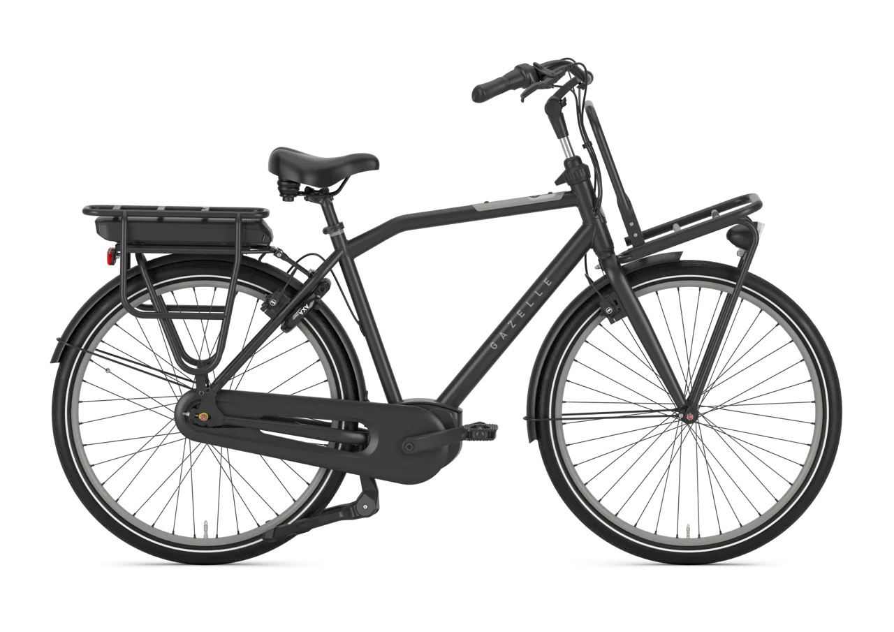 Gazelle HeavyDutyNL C7 HMB – E-Bike Herrenrad mit Bosch-Motor – Black Mat