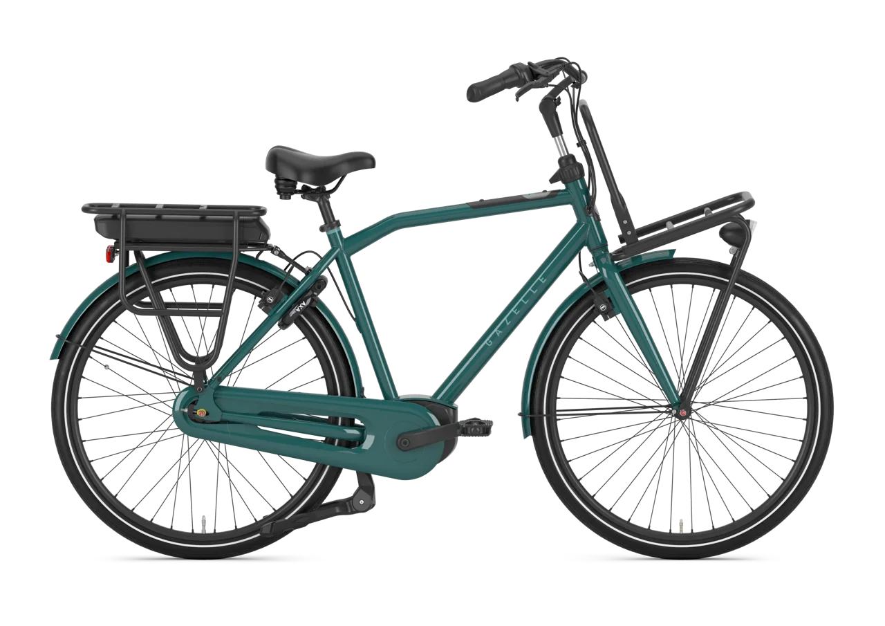 Gazelle HeavyDutyNL C7+ HMB – E-Bike Herrenrad mit Bosch-Motor – Thyme Green
