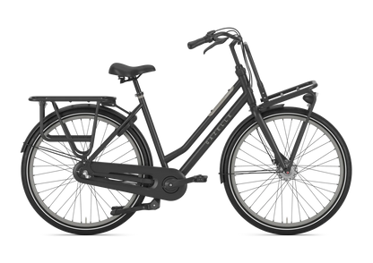 Gazelle HeavyDutyNL 3-Gang – Damenrad mit Nabendynamo – Black