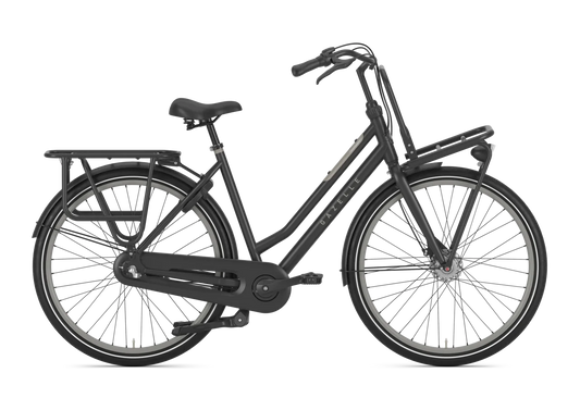 Gazelle HeavyDutyNL 3-Gang – Damenrad mit Nabendynamo – Black