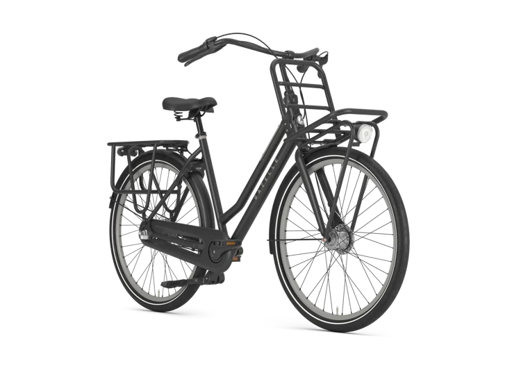 Gazelle HeavyDutyNL 3-Gang – Damenrad mit Nabendynamo – Black