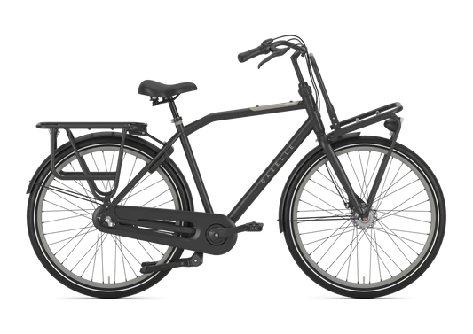 Gazelle HeavyDutyNL 3-Gang – Herrenrad mit Nabendynamo – Black