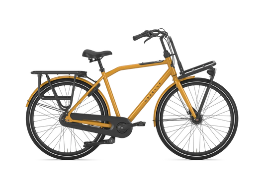 Gazelle HeavyDutyNL 7-Gang – Cityrad mit Nabendynamo – Turmeric Yellow