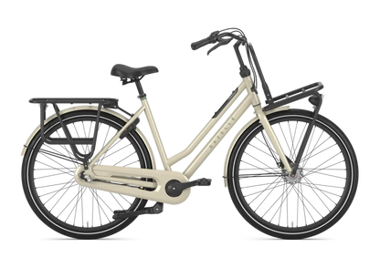 Gazelle HeavyDutyNL 3-Gang – Cityrad mit Nabendynamo – Caramel Khaki