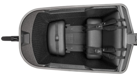 LOVENS Explorer 1 - vordere Sitzbank für ein drittes Kind schwarz - hochklappbar