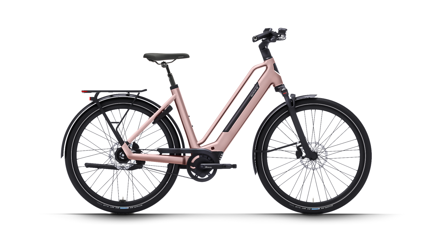 Dutch ID Maze E-Bike Damenrad Rose Pink – Ansicht 1