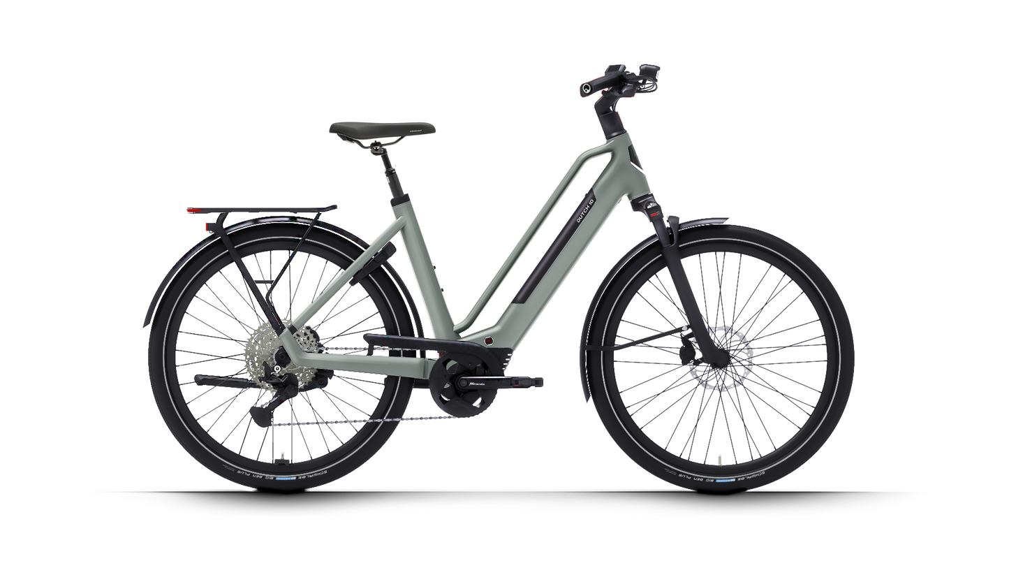 Dutch ID Maze E-Bike Damenrad Sage Green – Ansicht 2