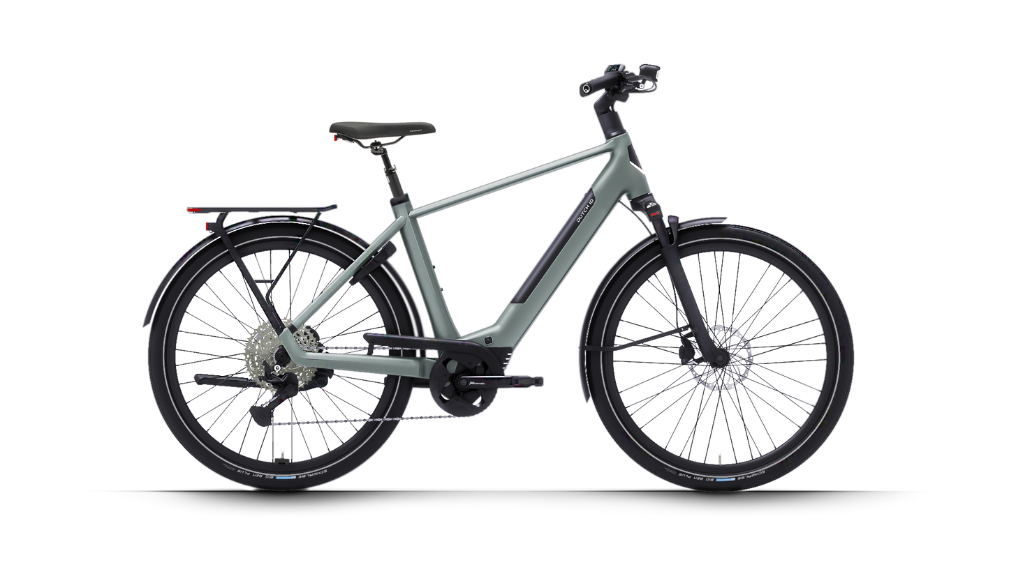 Dutch ID Maze E-Bike Herrenrad Sage Green – Ansicht 2
