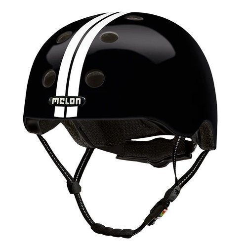 Melon Urban Active Straight White Black - Fahrradhelm
