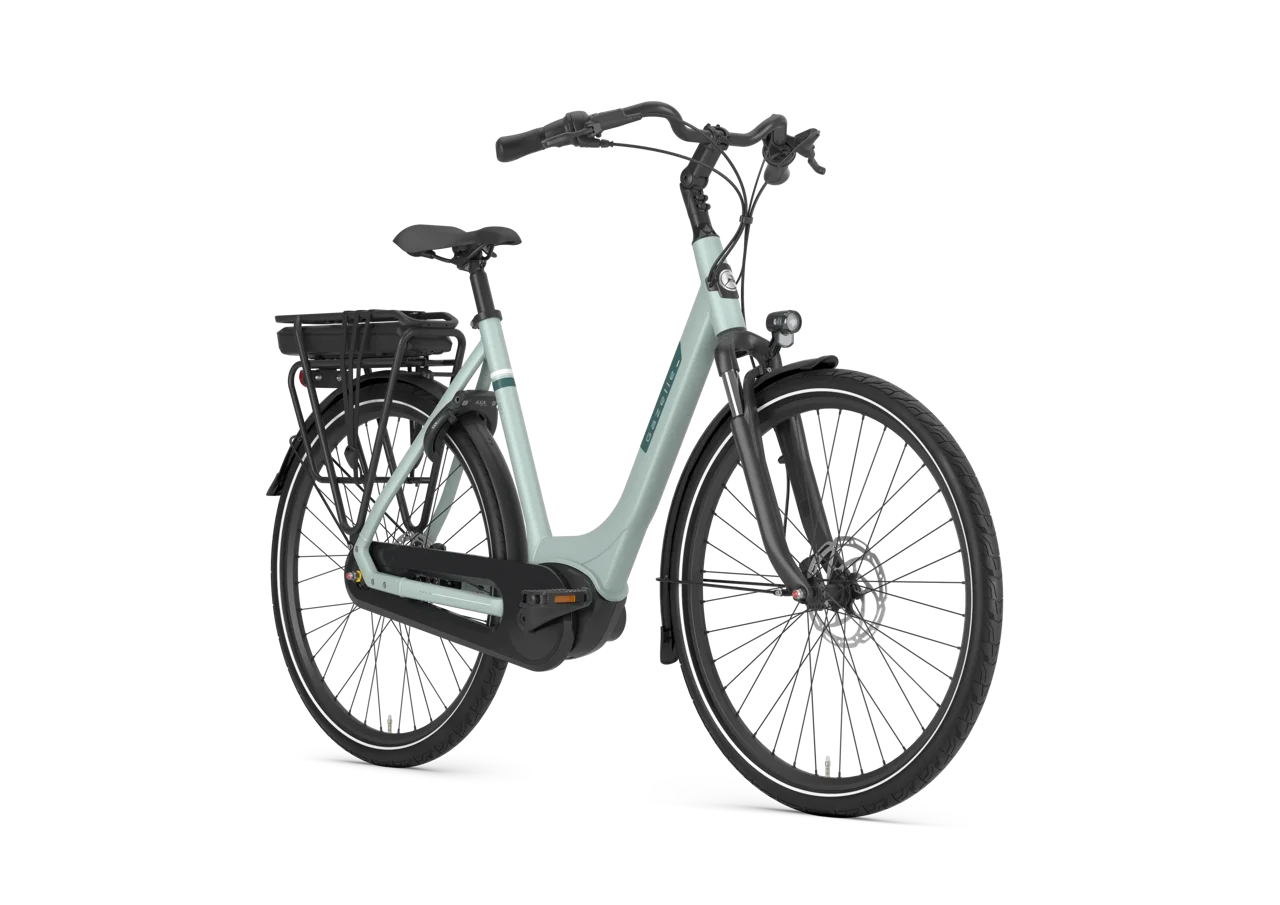 Gazelle Paris C7 28" - E-Bike Damenrad Cityrad - Light Olive Matt - 500 Wh