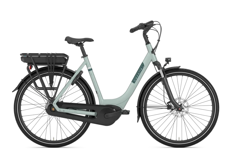 Gazelle Paris C7 28" - E-Bike Damenrad Cityrad - Light Olive Matt - 500 Wh