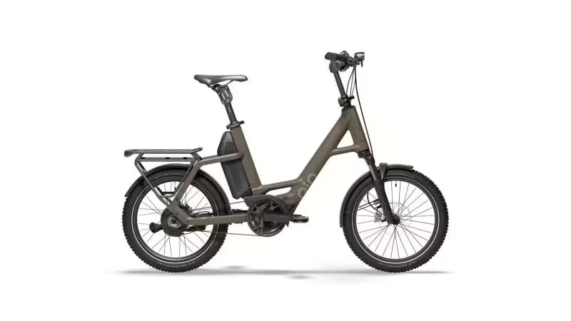 QiO Compact CXNINEx E-Bike in Dark Olive Matt – 20 Zoll Kompaktrad mit Bosch CX Motor