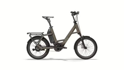 QiO Compact CXNINEx E-Bike in Dark Olive Matt – 20 Zoll Kompaktrad mit Bosch CX Motor