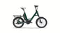 QiO Compact CXNINEx E-Bike in Forest Green – Tiefeinsteiger mit 800 Wh Akku