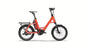 QiO Compact CXNINEx E-Bike in Imola Red – Kompaktes Stadtrad mit Riemenantrieb