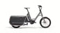 QiO Long P9 E-Cargorad in Lead Metal – 545 Wh Akku, hydraulische Scheibenbremsen