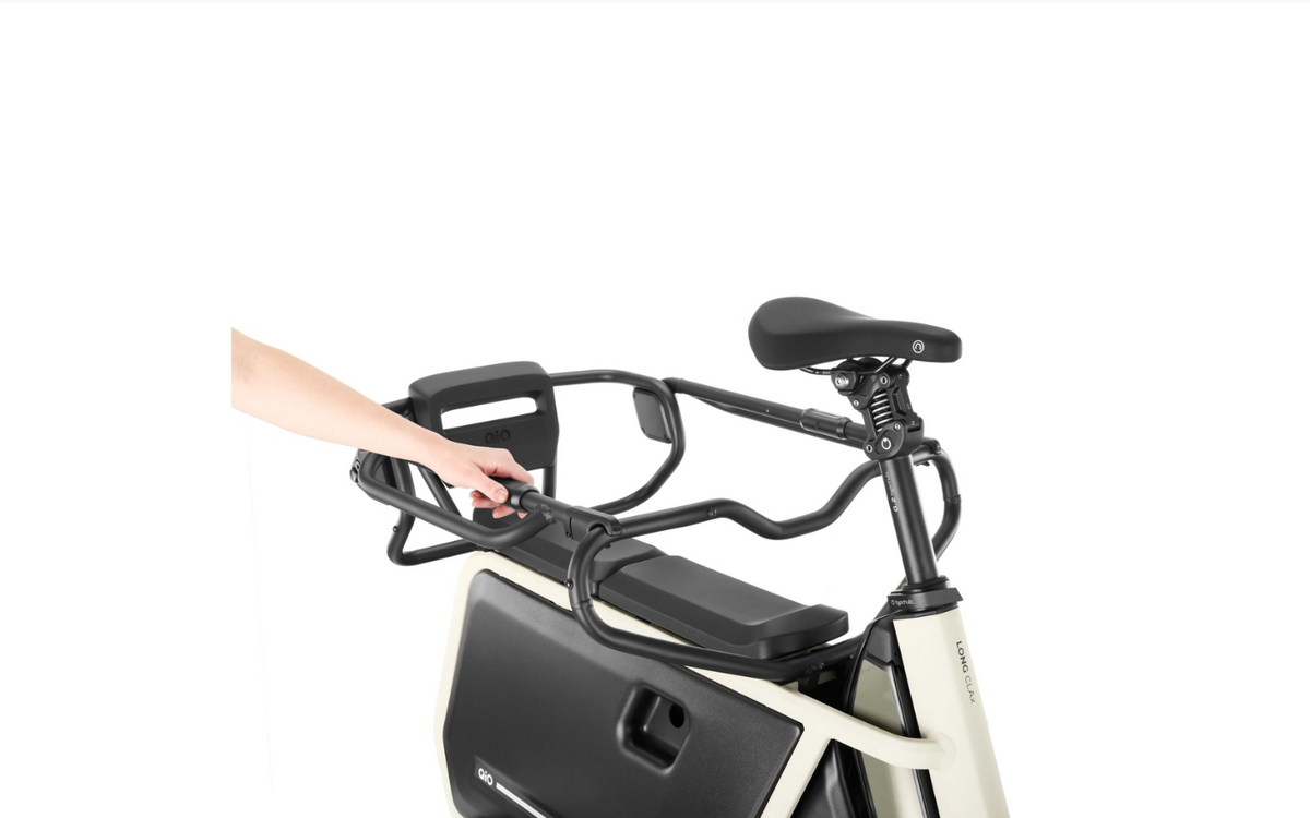 QiO Rail Middle Foldable Reling schwarz – bequemer Ein- und Ausstieg für Passagiere