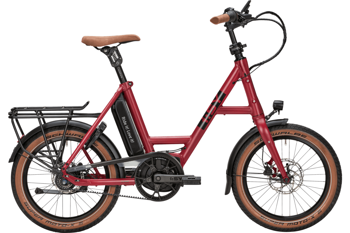 i:SY S8 ZR F B Kompaktrad 2026 in Berry Red – Nexus 8-Gang mit Riemenantrieb