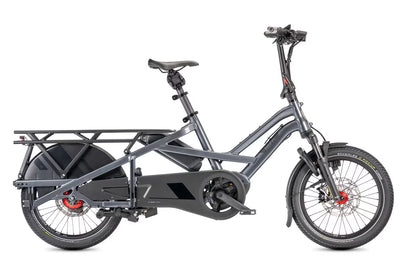 Tern GSD R14 Gen. 3 Longtail E-Lastenrad mit Bosch & Rohloff – Iron Grey, Seitenansicht