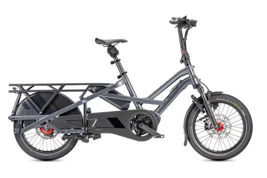 Tern GSD R14 Gen. 3 Longtail E-Lastenrad mit Bosch & Rohloff – Iron Grey, Seitenansicht