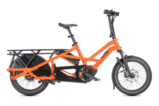 Tern GSD P00 Gen. 3 Longtail E-Lastenrad mit Bosch Smart System und Enviolo – Papaya Orange
