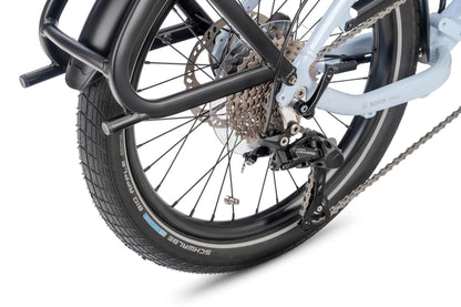 Tern Vektron P10 – Hinterradnabe mit Shimano-Deore-Kassette