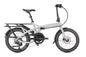 Tern Vektron P10 E-Faltrad in Transit Grey / Steel Grey – Seitenansicht