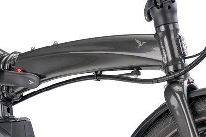 Tern Vektron P5i in Cosmic Black / Steel Grey – Rahmendetail