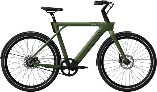 Tenways CGO009 Classic Diamant E-Bike – Grün | Cycle-Lounge Düsseldorf