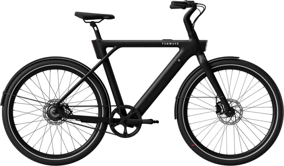 Tenways CGO009 Classic Diamant E-Bike – Schwarz | Cycle-Lounge Düsseldorf