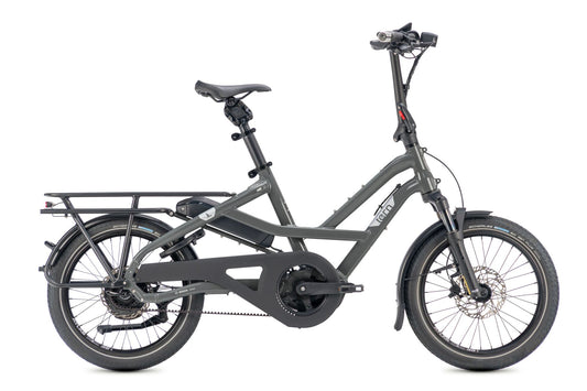 Tern HSD S9i Kompaktrad E-Bike in Basalt / Silver – Seitenansicht