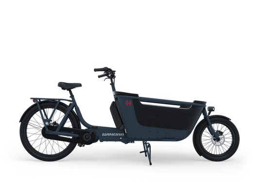 Winora F.U.B. 2W - Lastenrad - Navy matt - inkl. Regenverdeck