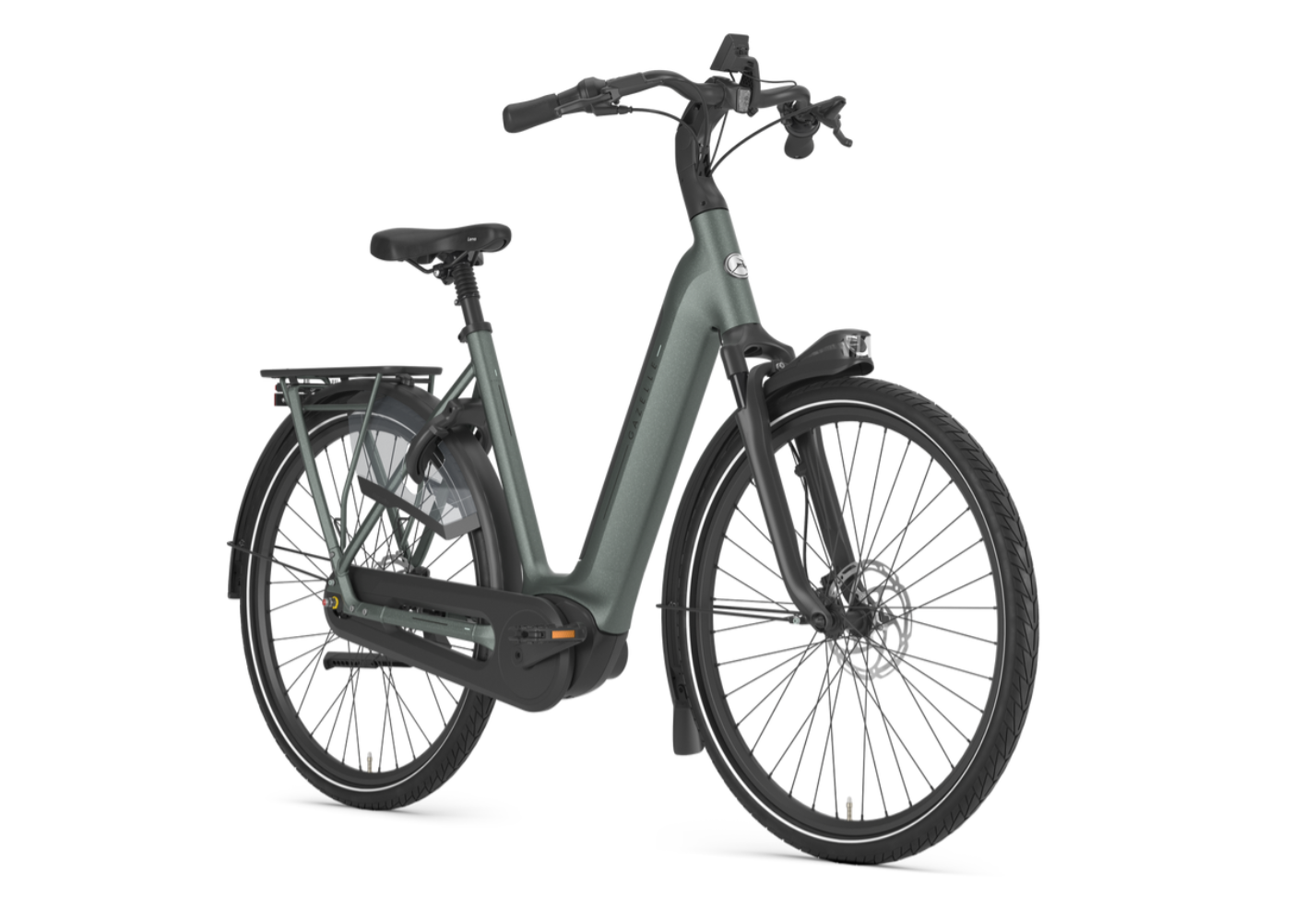 Gazelle Arroyo C8+ Elite E-Bike Damenrad in Twilight Green Matt