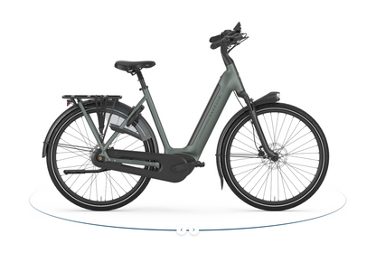 Gazelle Arroyo C8+ Elite E-Bike Damenrad in Twilight Green Matt