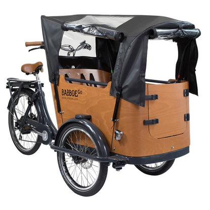 Babboe Go Lastenrad Regenverdeck - schwarz