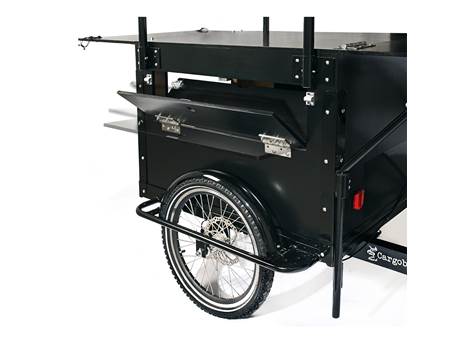 Cargobike Café Verkaufs-Lastenrad schwarz – Produktdetail 10