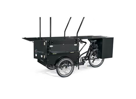 Cargobike Café Verkaufs-Lastenrad schwarz – Produktdetail 11